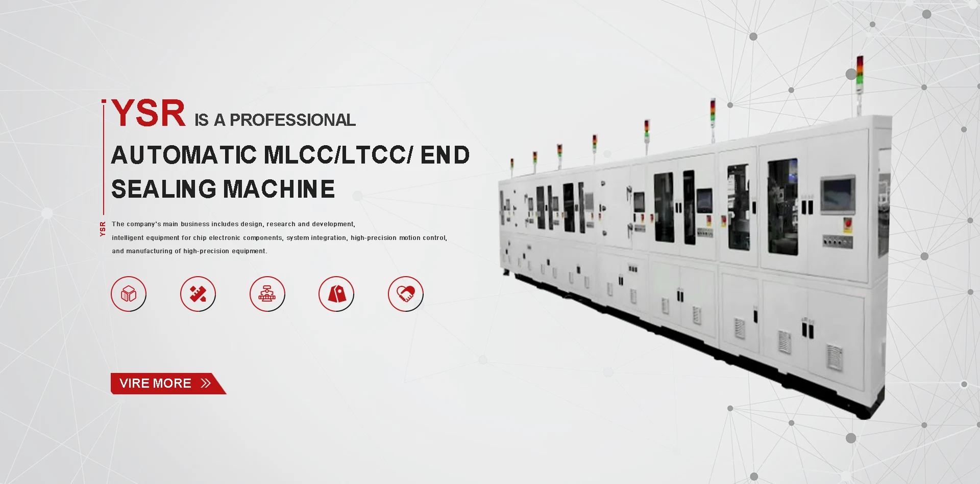 Automatisk MLCC/ LTCC/ END -tätningsmaskin